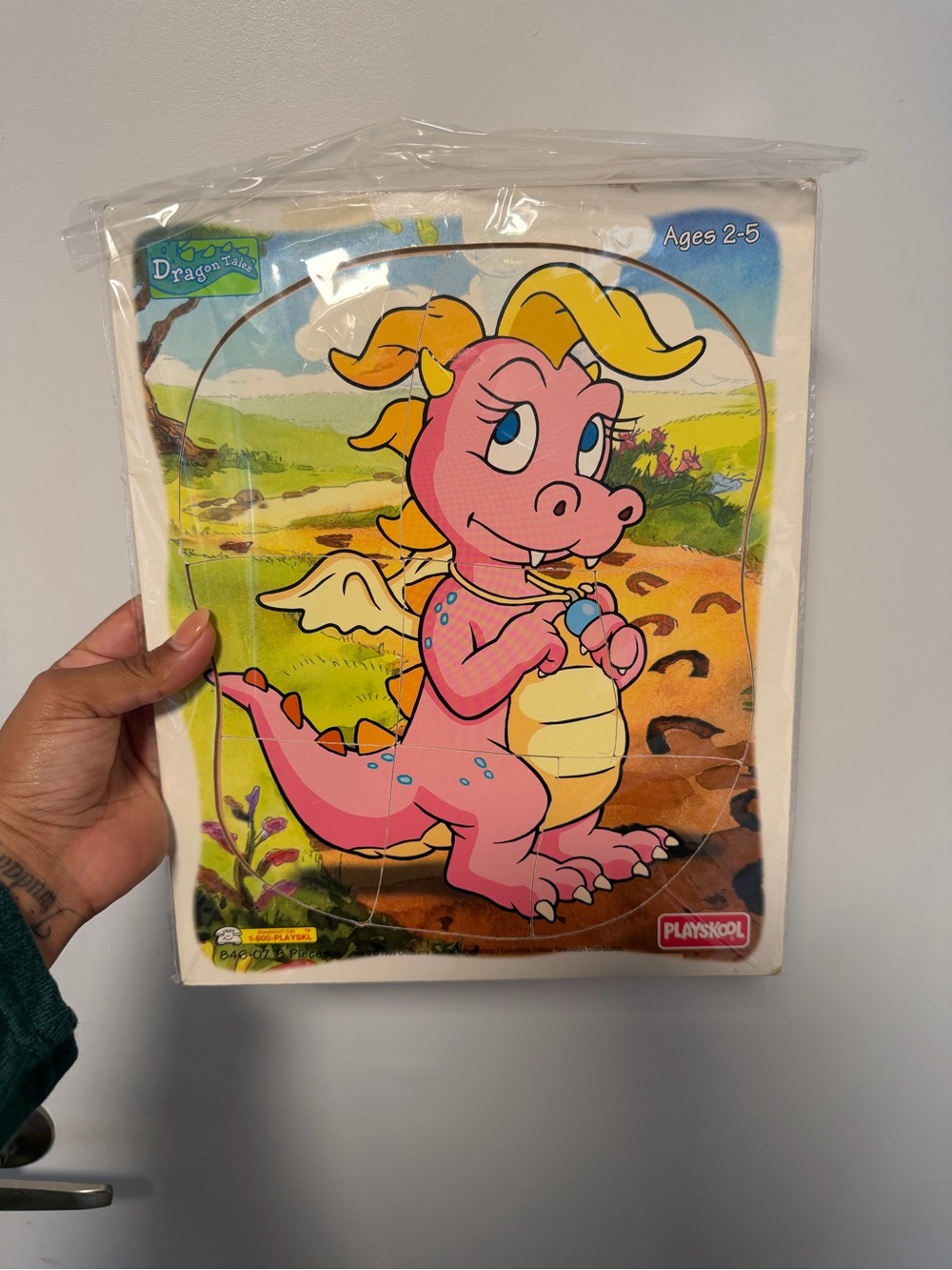Playskool Cassie Dragon Tales Puzzle Plush Panel
